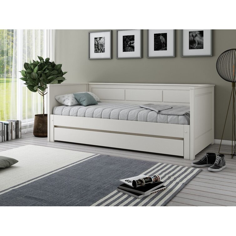 Wayfair trundle deals bed twin